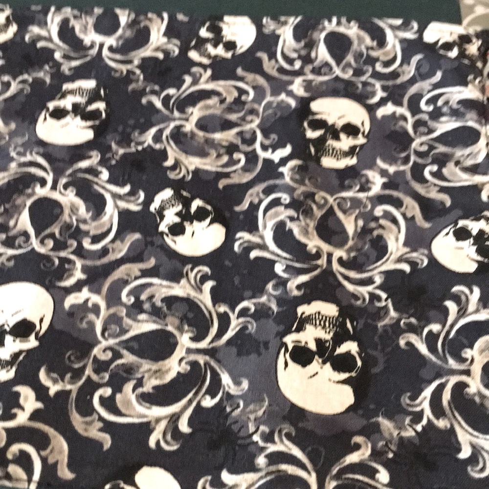 Skull Pocket Square